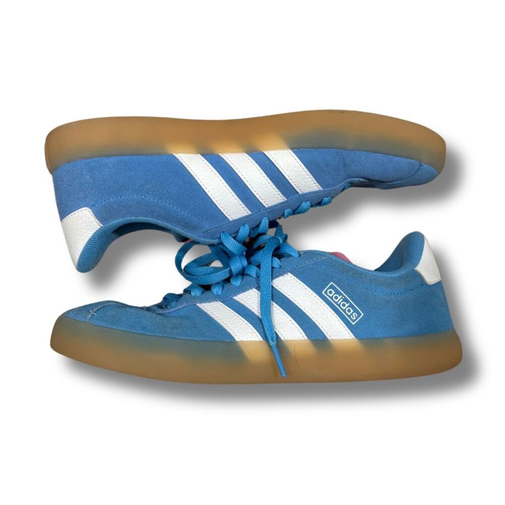 Adidas VL Court 3.0 Gum Sole - Blue Burst, 10